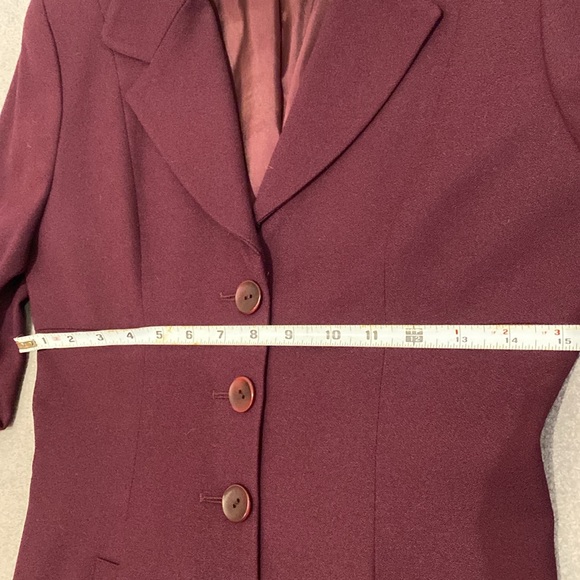 Bebe size 4 blazer in eggplant color - Picture 4 of 4